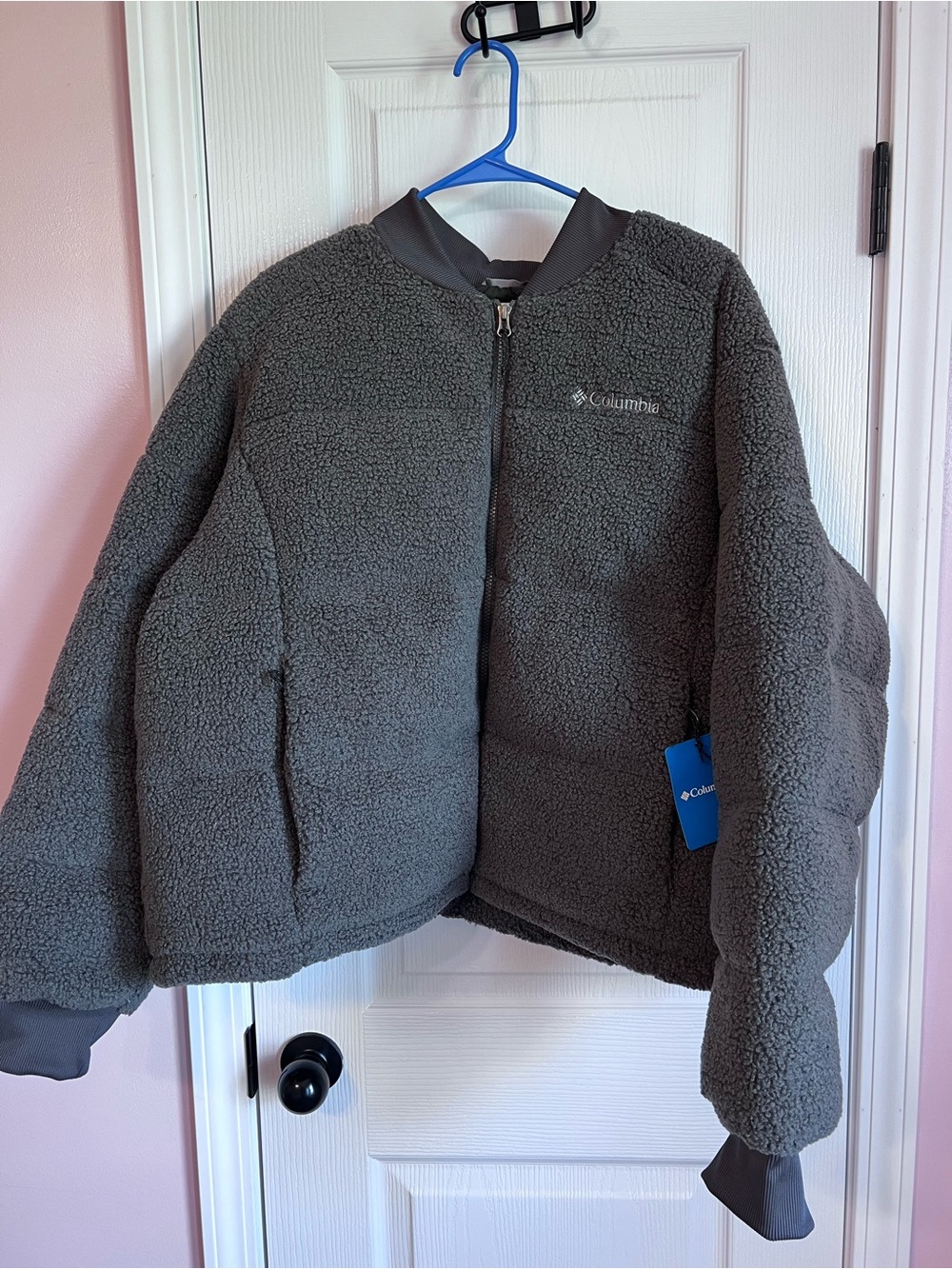 Columbia Women’s Dark Gray Sherpa Puffer Jacket